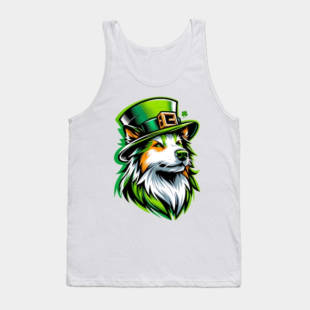 Kai Ken Dog in Saint Patrick's Day Splendor Tank Top by ArtRUs